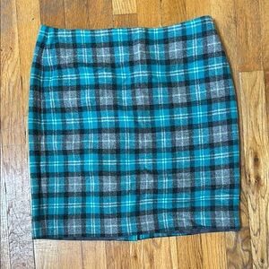 NWT talbots fully lined wool skirt size 10 petite 19 inches from waist to hem